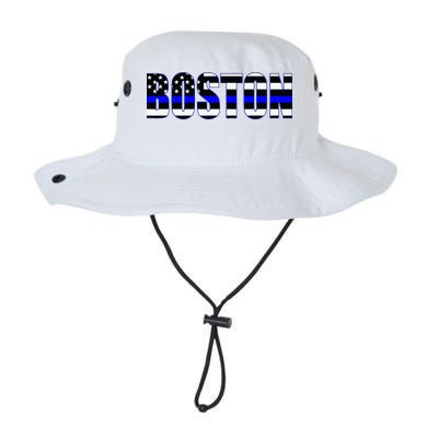 Protect And Serve In Boston Police Flag Pd Bucket Hat