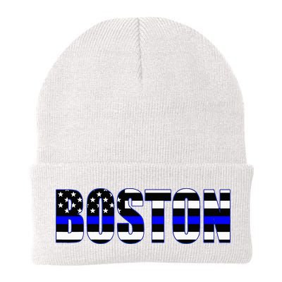 Protect And Serve In Boston Police Flag Pd Beanie