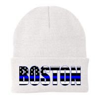 Protect And Serve In Boston Police Flag Pd Beanie