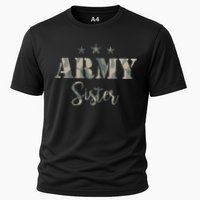 Proud Army Sister Camouflage Army Sister Cooling Performance Crew T-Shirt