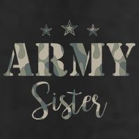 Proud Army Sister Camouflage Army Sister Adult Drive Performance Visor