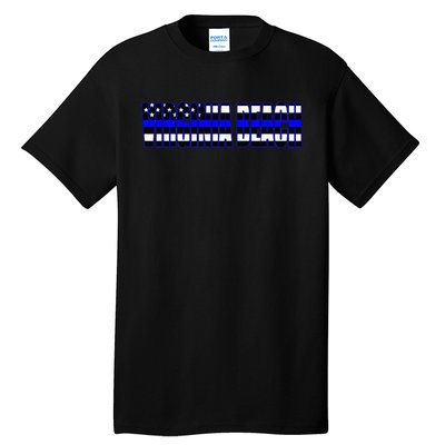 Protect And Serve In Virginia Beach Police Flag PD Tall T-Shirt