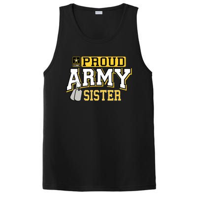 Proud Army Sister Gift Military Pride Gift PosiCharge Competitor Tank