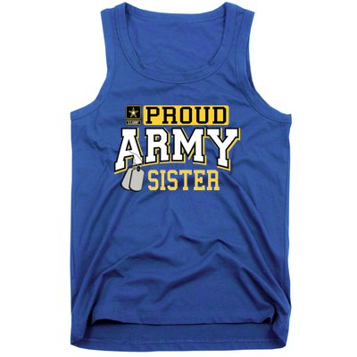 Proud Army Sister Gift Military Pride Gift Tank Top