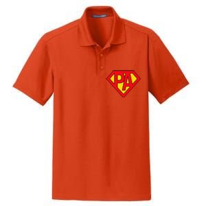 Physician Assistant SuperHero PA Costume Halloween Gifts Dry Zone Grid Polo