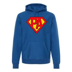 Physician Assistant SuperHero PA Costume Halloween Gifts Premium Hoodie