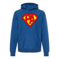 Physician Assistant SuperHero PA Costume Halloween Gifts Premium Hoodie