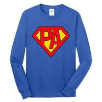 Physician Assistant SuperHero PA Costume Halloween Gifts Tall Long Sleeve T-Shirt