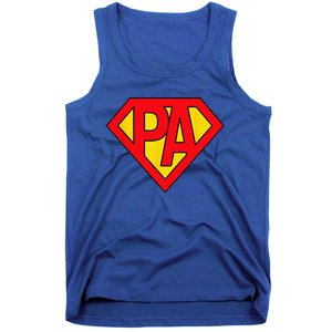 Physician Assistant SuperHero PA Costume Halloween Gifts Tank Top