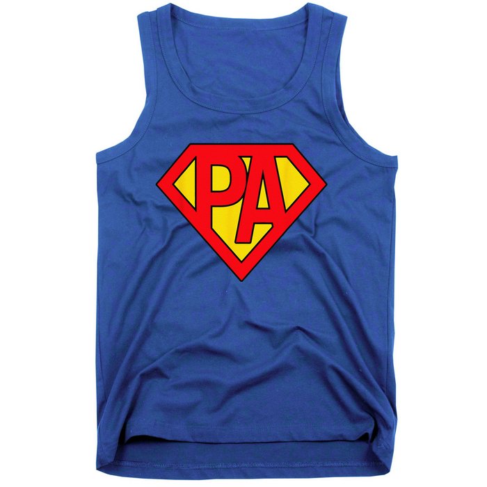 Physician Assistant SuperHero PA Costume Halloween Gifts Tank Top