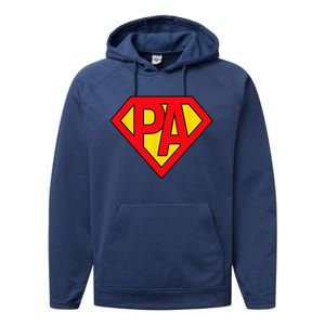 Physician Assistant SuperHero PA Costume Halloween Gifts Performance Fleece Hoodie