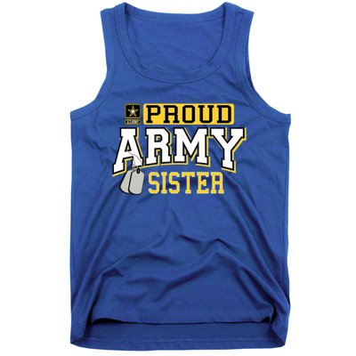 Proud Army Sister Gift Military Pride Gift Tank Top