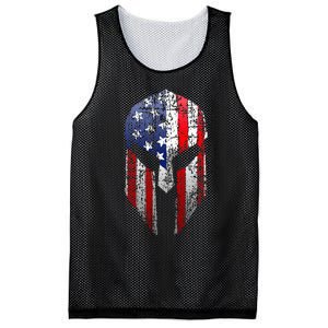 Patriotic American Spartan Warrior Usa Flag Helmet Mesh Reversible Basketball Jersey Tank