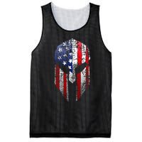 Patriotic American Spartan Warrior Usa Flag Helmet Mesh Reversible Basketball Jersey Tank