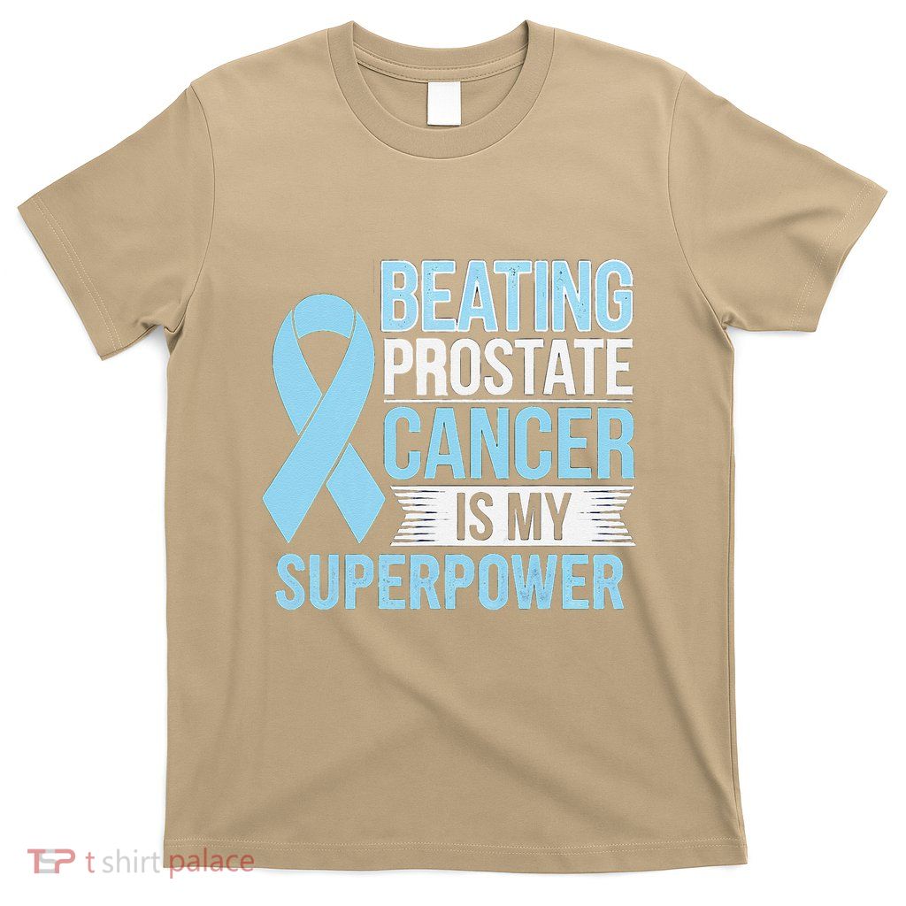 Prostate Awareness Superpower Prostate Cancer Survivor T-Shirt