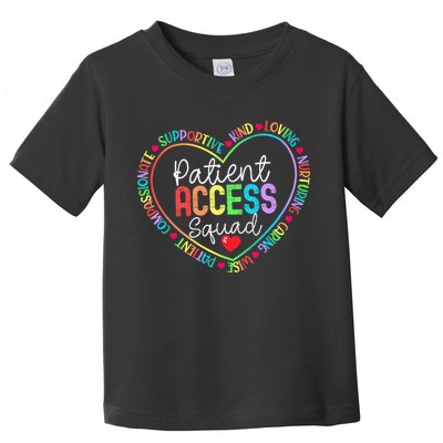 Patient Access Squad Specialist Rainbow Appreciation Toddler T-Shirt