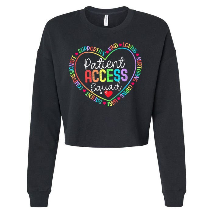 Patient Access Squad Specialist Rainbow Appreciation Cropped Pullover Crew