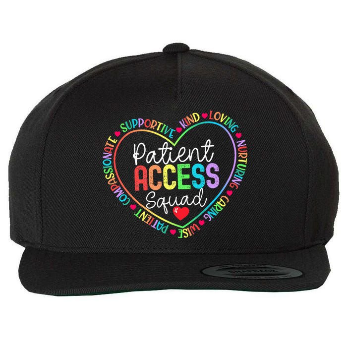 Patient Access Squad Specialist Rainbow Appreciation Wool Snapback Cap