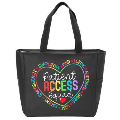 Patient Access Squad Specialist Rainbow Appreciation Zip Tote Bag