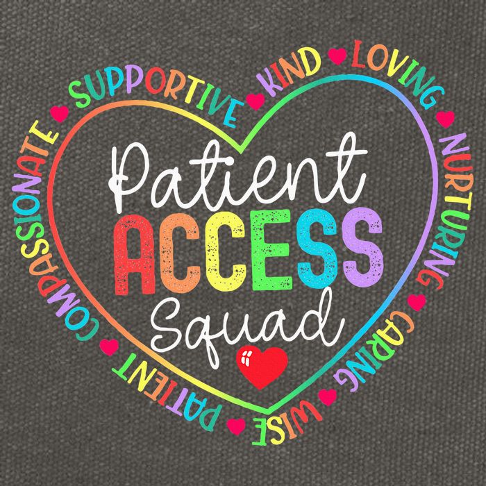 Patient Access Squad Specialist Rainbow Appreciation Cotton Canvas Backpack