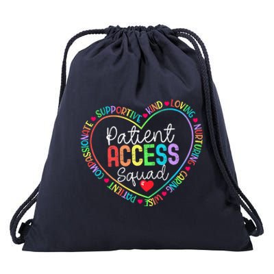 Patient Access Squad Specialist Rainbow Appreciation Drawstring Bag