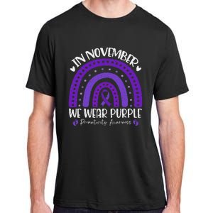 Prematurity Awareness Support In November We Wear Purple Adult ChromaSoft Performance T-Shirt