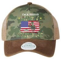 Proud Army StepDad-I'm A Proud Army Step Dad Camouflage Army Legacy Tie Dye Trucker Hat