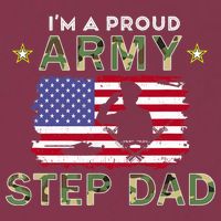Proud Army StepDad-I'm A Proud Army Step Dad Camouflage Army 16oz Travel Tumbler