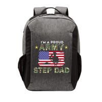 Proud Army StepDad-I'm A Proud Army Step Dad Camouflage Army Vector Backpack