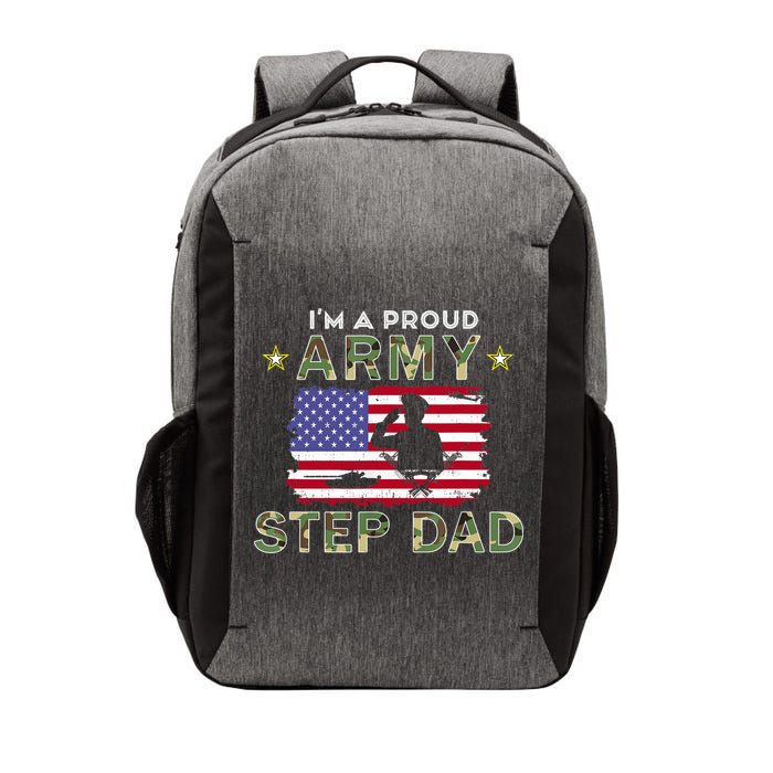 Proud Army StepDad-I'm A Proud Army Step Dad Camouflage Army Vector Backpack