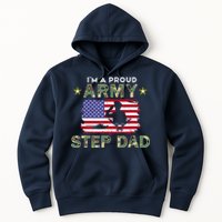 Proud Army StepDad-I'm A Proud Army Step Dad Camouflage Army Hoodie