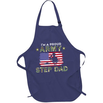 Proud Army StepDad-I'm A Proud Army Step Dad Camouflage Army Apron