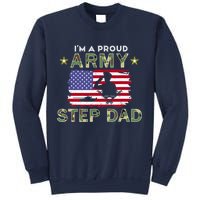 Proud Army StepDad-I'm A Proud Army Step Dad Camouflage Army Sweatshirt