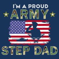 Proud Army StepDad-I'm A Proud Army Step Dad Camouflage Army T-Shirt