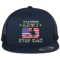 Proud Army StepDad-I'm A Proud Army Step Dad Camouflage Army Flatbill Hat