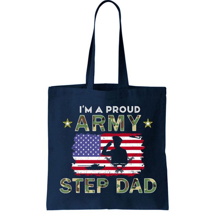 Proud Army StepDad-I'm A Proud Army Step Dad Camouflage Army Bag