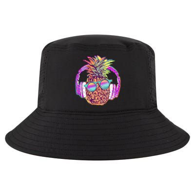 Pop Art Summer Time Headphones Pineapple Cool Comfort Performance Bucket Hat