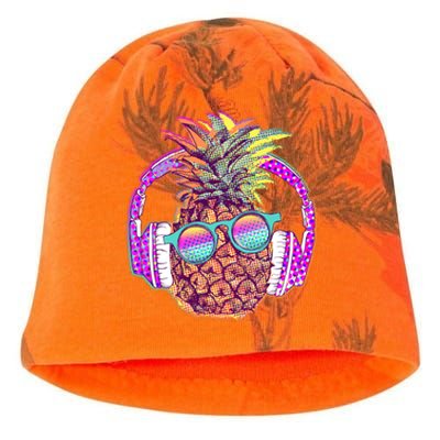 Pop Art Summer Time Headphones Pineapple Kati - Camo Knit Beanie