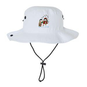 Penguin And Snow Merry Christmas Penguin Lover Meaningful Gift Legacy Cool Fit Booney Bucket Hat