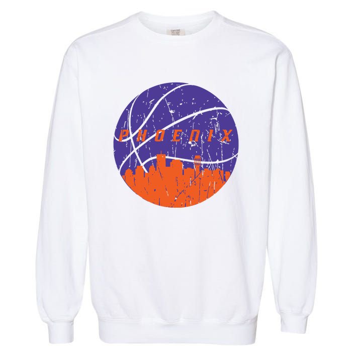 Phoenix Arizona State Love Basketball Vintage Design Garment-Dyed Sweatshirt