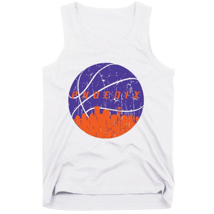 Phoenix Arizona State Love Basketball Vintage Design Tank Top