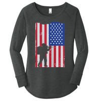 Patriot American Soldier Women's Perfect Tri Tunic Long Sleeve Shirt