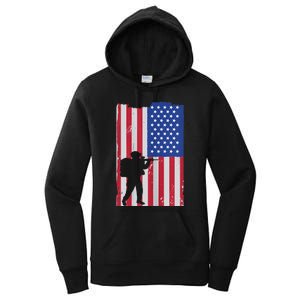 Patriot American Soldier Women's Pullover Hoodie