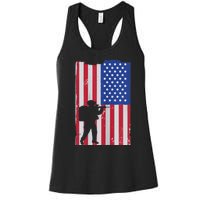 Patriot American Soldier Women's Racerback Tank