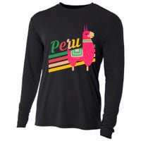 Peru Alpacas South America Vacation Cooling Performance Long Sleeve Crew