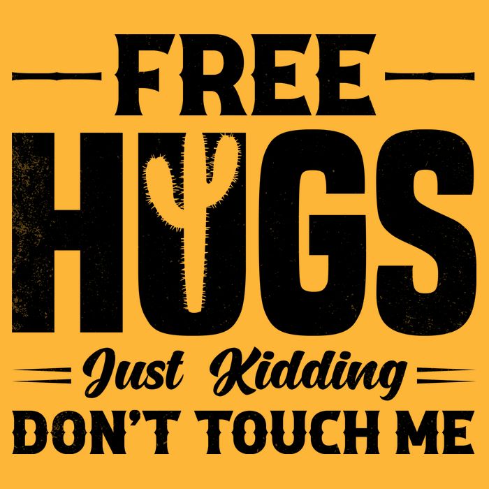 Pro Anti Social Free Hugs Just Kidding Dont Touch Me Baby Bodysuit