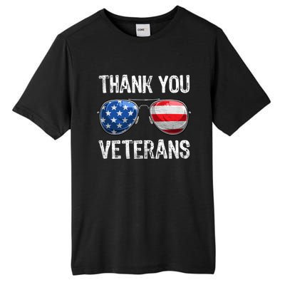 Patriotic America Sunglasses Thank You Veterans Day Gift Tall Fusion ChromaSoft Performance T-Shirt