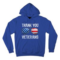 Patriotic America Sunglasses Thank You Veterans Day Gift Hoodie