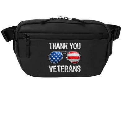 Patriotic America Sunglasses Thank You Veterans Day Gift Crossbody Pack