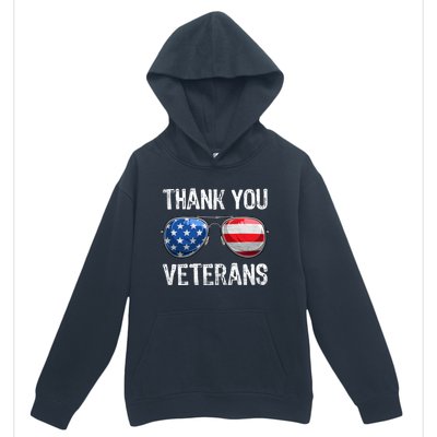 Patriotic America Sunglasses Thank You Veterans Day Gift Urban Pullover Hoodie